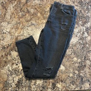 H&M black barely worn jeans